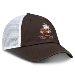 Cleveland Browns Vintage Trucker Adjustable Hat Brown/White - Fanatics