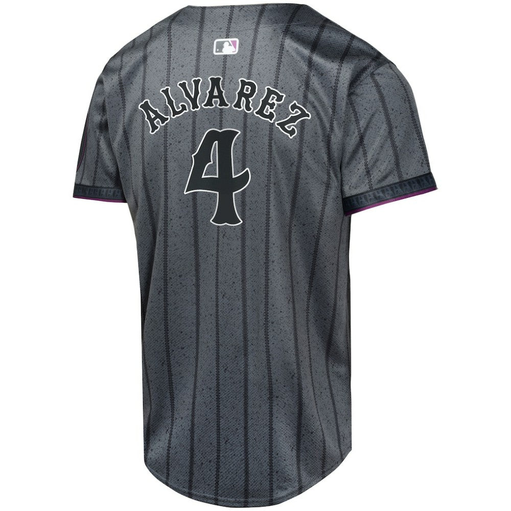 Francisco Alvarez New York Mets Nike Youth 2024 City Connect Limited Player Jersey - Graphite | MLB Jerseys