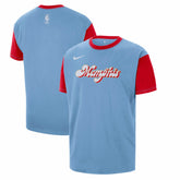 Nike - Memphis Grizzlies 2024/25 City Edition Courtside Color Block T-Shirt - Light Blue