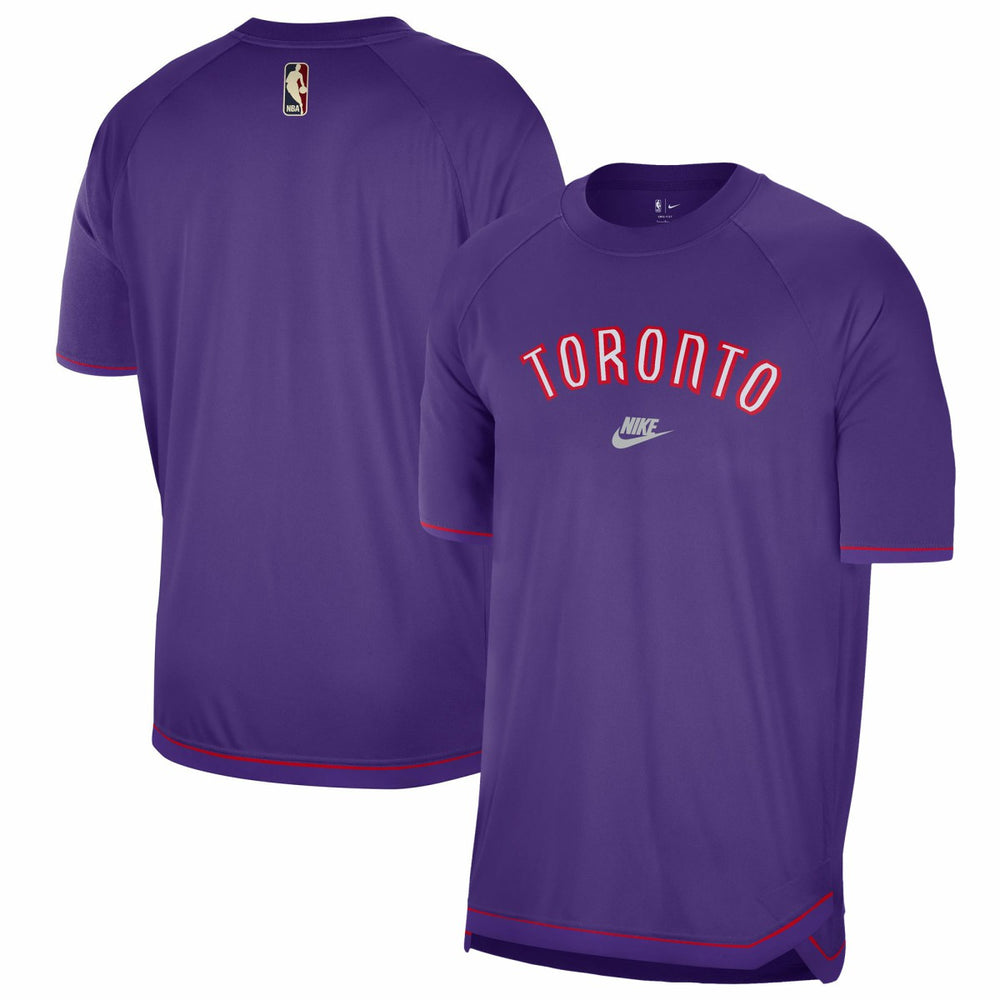Nike - Toronto Raptors 2024/25 Classic Edition Pregame Shooting T-Shirt - Purple