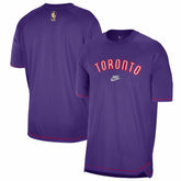Nike - Toronto Raptors 2024/25 Classic Edition Pregame Shooting T-Shirt - Purple
