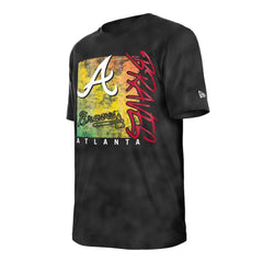 Atlanta Braves New Era Women's Sport Classics Enzyme Wash Oversized T-Shirt Lifestyle