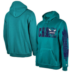 New Era - Charlotte Hornets Tip-Off Collection Pullover Hoodie - Teal