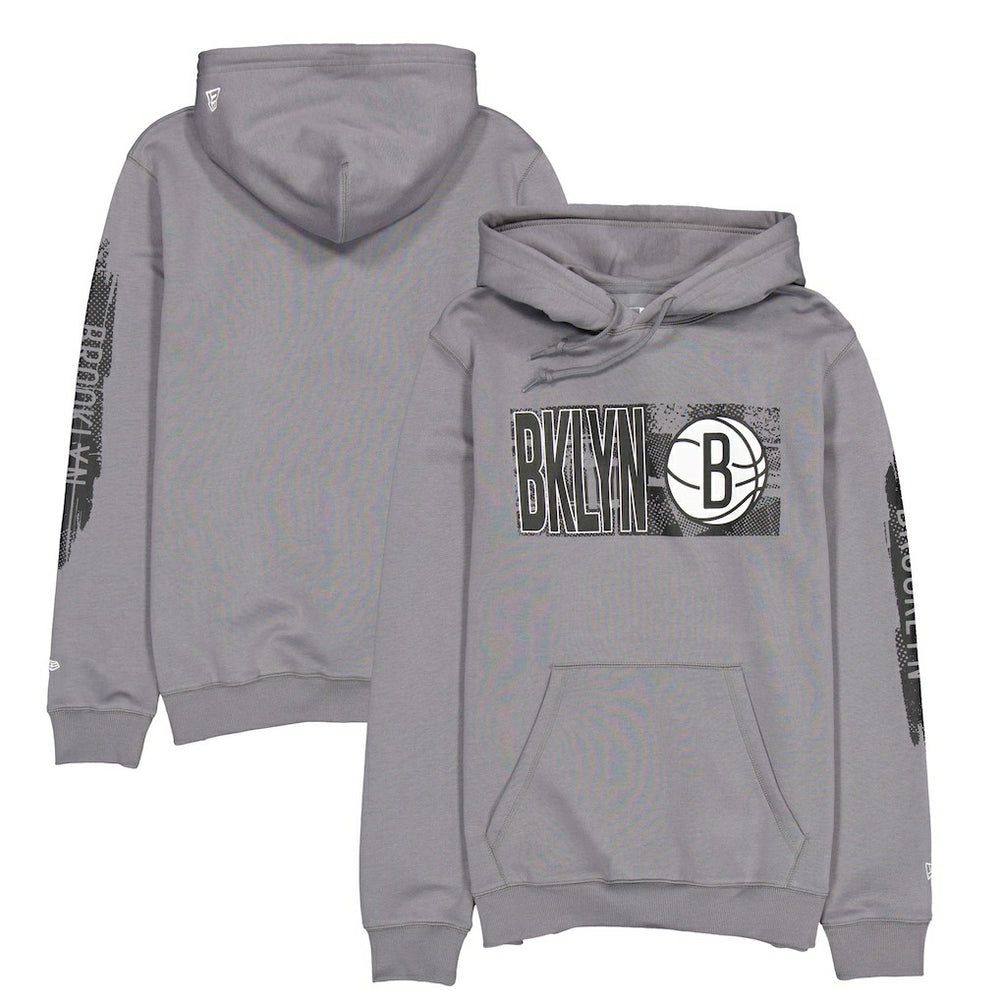 New Era - Brooklyn Nets Tip-Off Collection Pullover Hoodie - Charcoal