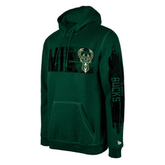 New Era - Milwaukee Bucks Tip-Off Collection Pullover Hoodie - Hunter Green