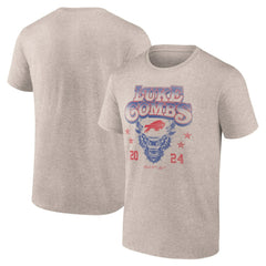 Luke Combs x Buffalo Bills Growin' Up and Gettin' Old Tour T-Shirt Tan - Fanatics