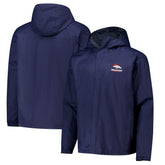 Denver Broncos Dunbrooke Tropic Waterproof Packable Full-Zip Hoodie Jacket Navy - NFL