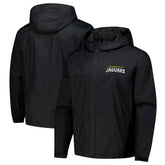 Jacksonville Jaguars Dunbrooke Tropic Waterproof Packable Full-Zip Hoodie Jacket Black - NFL