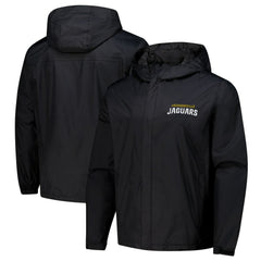 Jacksonville Jaguars Dunbrooke Tropic Waterproof Packable Full-Zip Hoodie Jacket Black - NFL