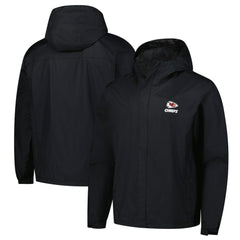 Kansas City Chiefs Dunbrooke Tropic Waterproof Packable Full-Zip Hoodie Jacket Black - NFL