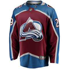 Nathan MacKinnon Colorado Avalanche - Fanatics Home Breakaway Jersey Burgundy