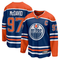 Connor McDavid Edmonton Oilers - Fanatics Home Breakaway Jersey Royal