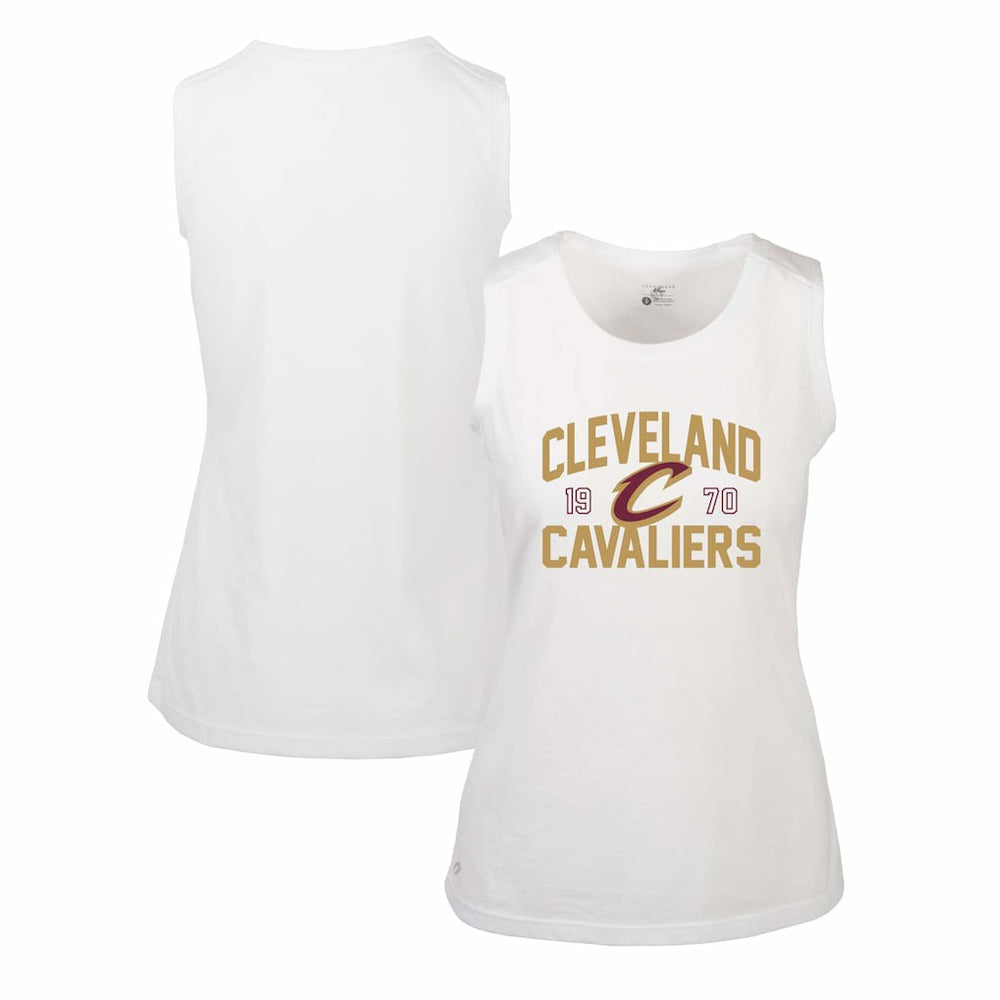 NBA - Cleveland Cavaliers Levelwear Women's Macy Tank Top - White