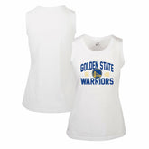 NBA - Golden State Warriors Levelwear Women's Macy Tank Top - White
