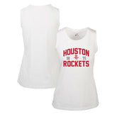 NBA - Houston Rockets Levelwear Women's Macy Tank Top - White