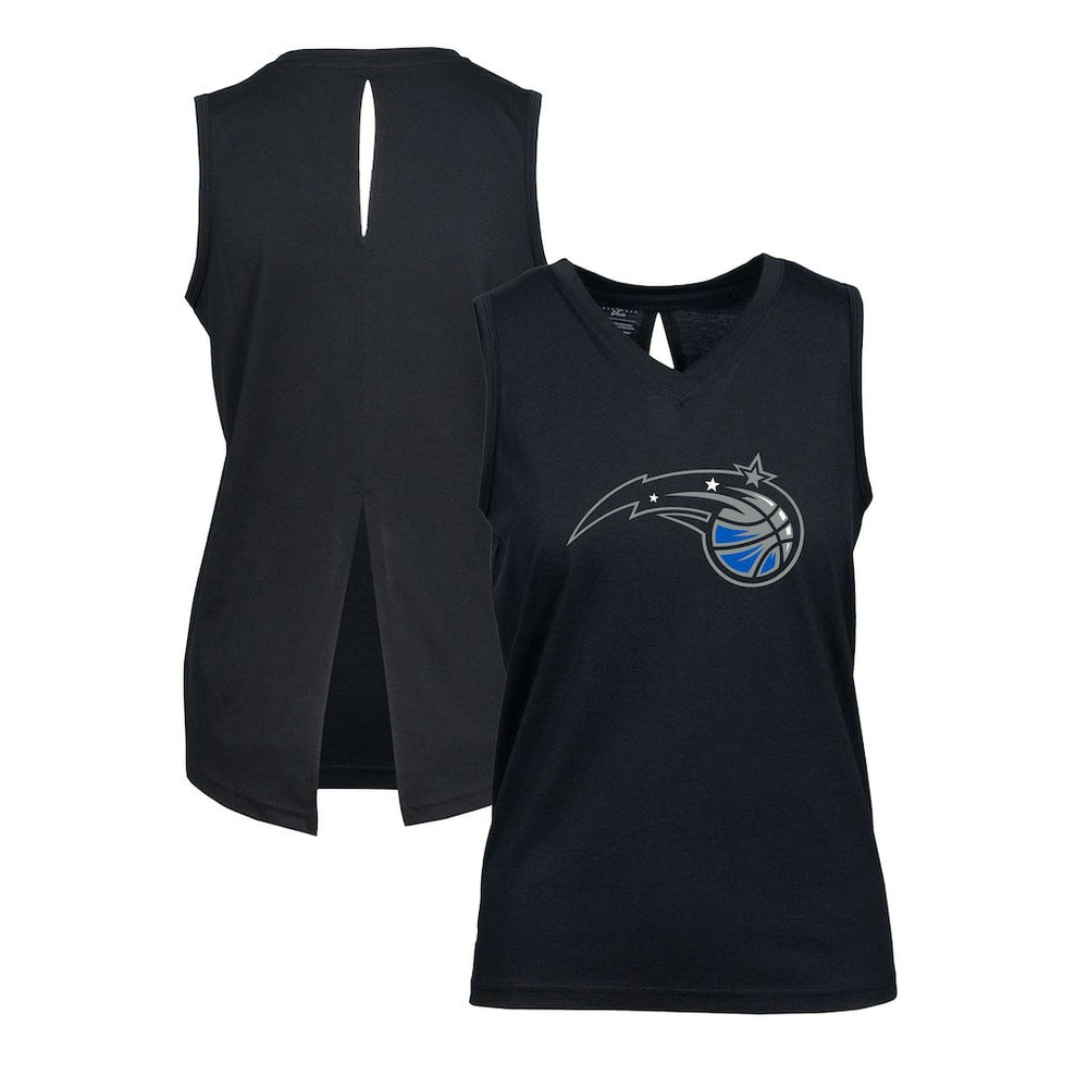 NBA - Orlando Magic Levelwear Women's Paisley Core V-Neck Tank Top - Black