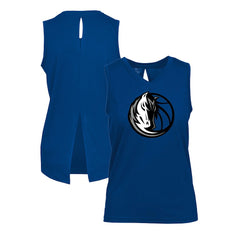 NBA - Dallas Mavericks Levelwear Women's Paisley Core V-Neck Tank Top - Blue
