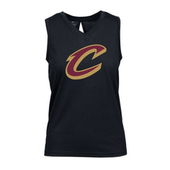 NBA - Cleveland Cavaliers Levelwear Women's Paisley Core V-Neck Tank Top - Black