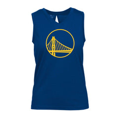 NBA - Golden State Warriors Levelwear Women's Paisley Core V-Neck Tank Top - Royal