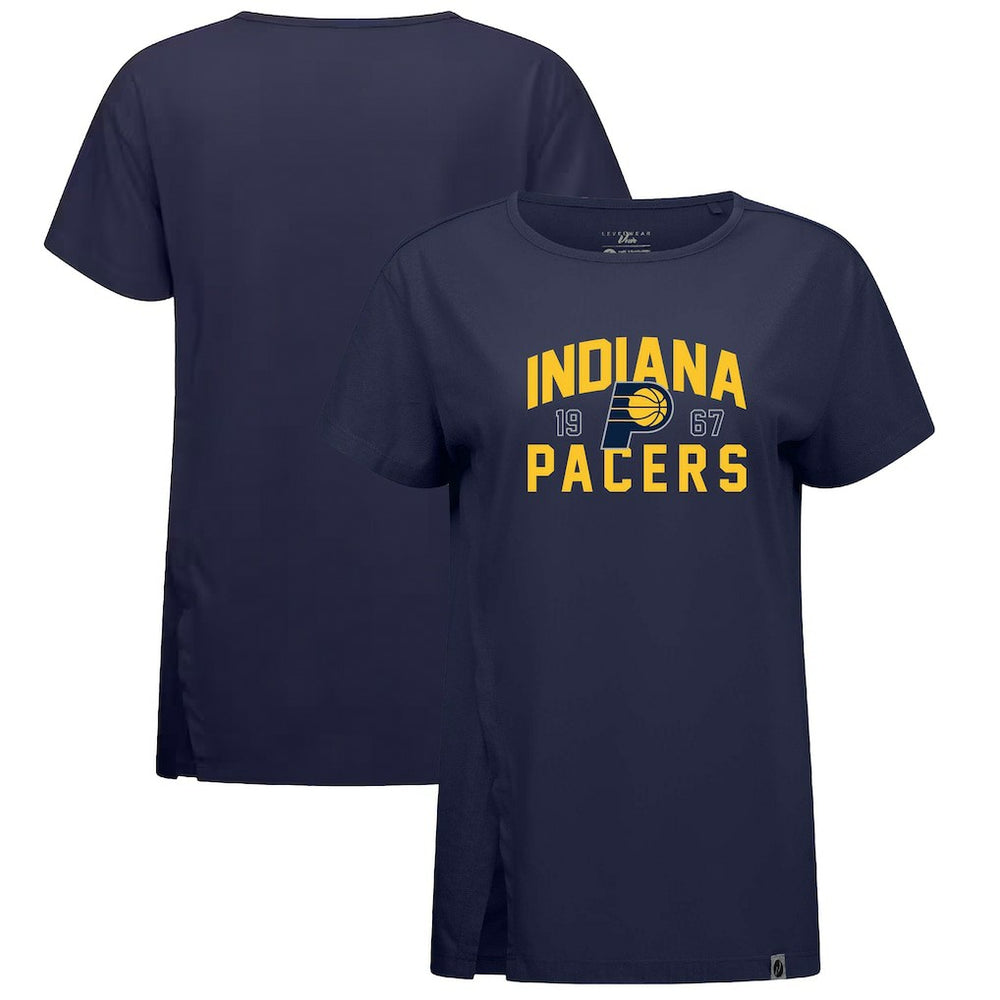 NBA - Indiana Pacers Levelwear Women's Influx T-Shirt - Navy