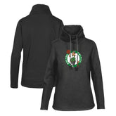 NBA - Boston Celtics Levelwear Women's Loop Core Funnel Neck Pullover Sweatshirt - Black