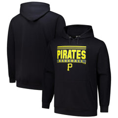 Pittsburgh Pirates Stack Fleece Pullover Hoodie Clearance