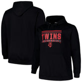Minnesota Twins Stack Fleece Pullover Hoodie Clearance