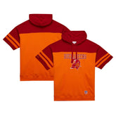 Tampa Bay Buccaneers Off Field Vintage Logo Short Sleeve Pullover Hoodie Orange - Mitchell & Ness