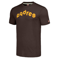 San Diego Padres Homage Cooperstown Collection Hand-Drawn Logo Tri-Blend T-Shirt On Sale
