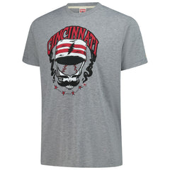 Cincinnati Reds Homage Grateful Dead Tri-Blend T-Shirt Lifestyle