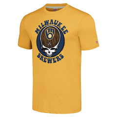Milwaukee Brewers Homage Grateful Dead Tri-Blend T-Shirt Sale