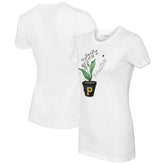 Pittsburgh Pirates Tiny Turnip Women's Lilies and Ladybugs T-Shirt Near Me