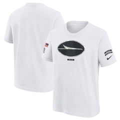 New York Jets Youth 2024 Salute To Service T-Shirt White - Nike