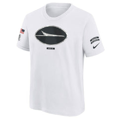 New York Jets Youth 2024 Salute To Service T-Shirt White - Nike