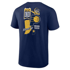 NBA - Indiana Pacers Split Zone T-Shirt - Navy