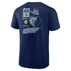 NBA - Memphis Grizzlies Split Zone T-Shirt - Navy