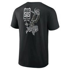 NBA - San Antonio Spurs Split Zone T-Shirt - Black