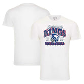 NBA - Sacramento Kings Sportiqe Unisex Bingham Super Soft T-Shirt - White