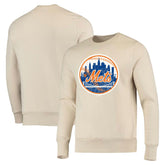 New York Mets Majestic Threads Fleece Pullover Sweatshirt On Sale