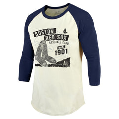 Boston Red Sox Majestic Threads Raglan 3/4-Sleeve T-Shirt for sale
