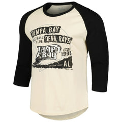 Tampa Bay Rays Majestic Threads Raglan 3/4-Sleeve T-Shirt Clearance