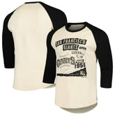 San Francisco Giants Majestic Threads Raglan 3/4-Sleeve T-Shirt Lifestyle