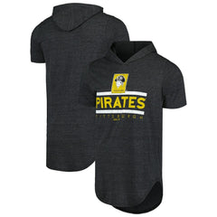 Pittsburgh Pirates Majestic Threads Tri-Blend Hoodie T-Shirt for sale