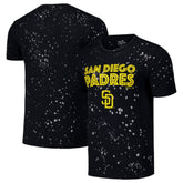 San Diego Padres Majestic Threads Splatter T-Shirt for sale