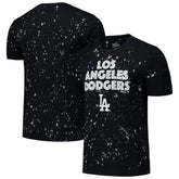 Los Angeles Dodgers Majestic Threads Splatter T-Shirt Clearance