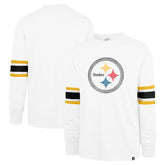 Pittsburgh Steelers '47 Gridiron Premier Brex Long Sleeve T-Shirt White - 47 brand