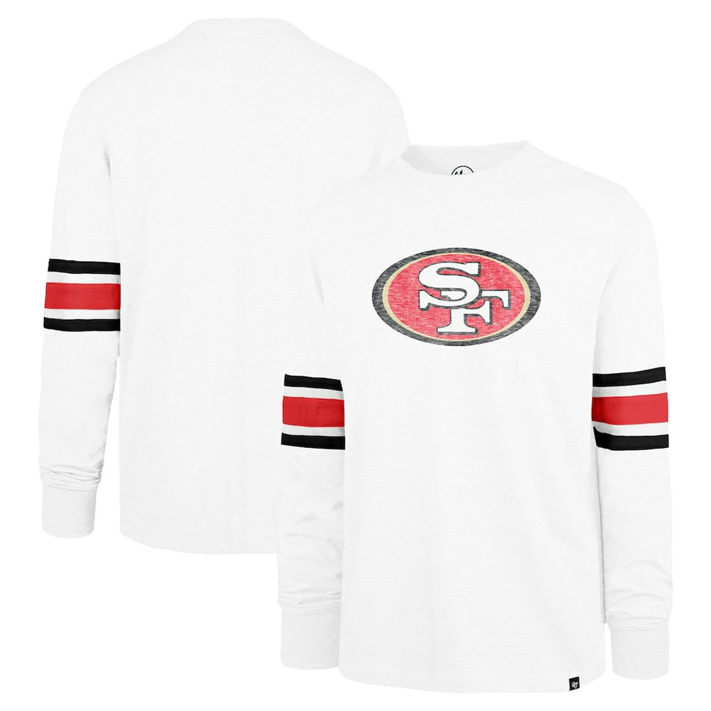 San Francisco 49ers '47 Gridiron Premier Brex Long Sleeve T-Shirt White - 47 brand