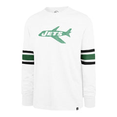 New York Jets '47 Gridiron Throwback Premier Brex Long Sleeve T-Shirt White - 47 brand