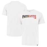 New England Patriots '47 Flag Script Franklin T-Shirt White - 47 brand