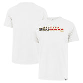 Seattle Seahawks '47 Flag Script Franklin T-Shirt White - 47 brand